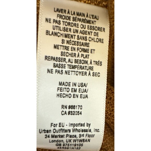 Free People Beach Essential Tank Crisscross In Back Dress Small Oversized Rust - Picture 7 of 7